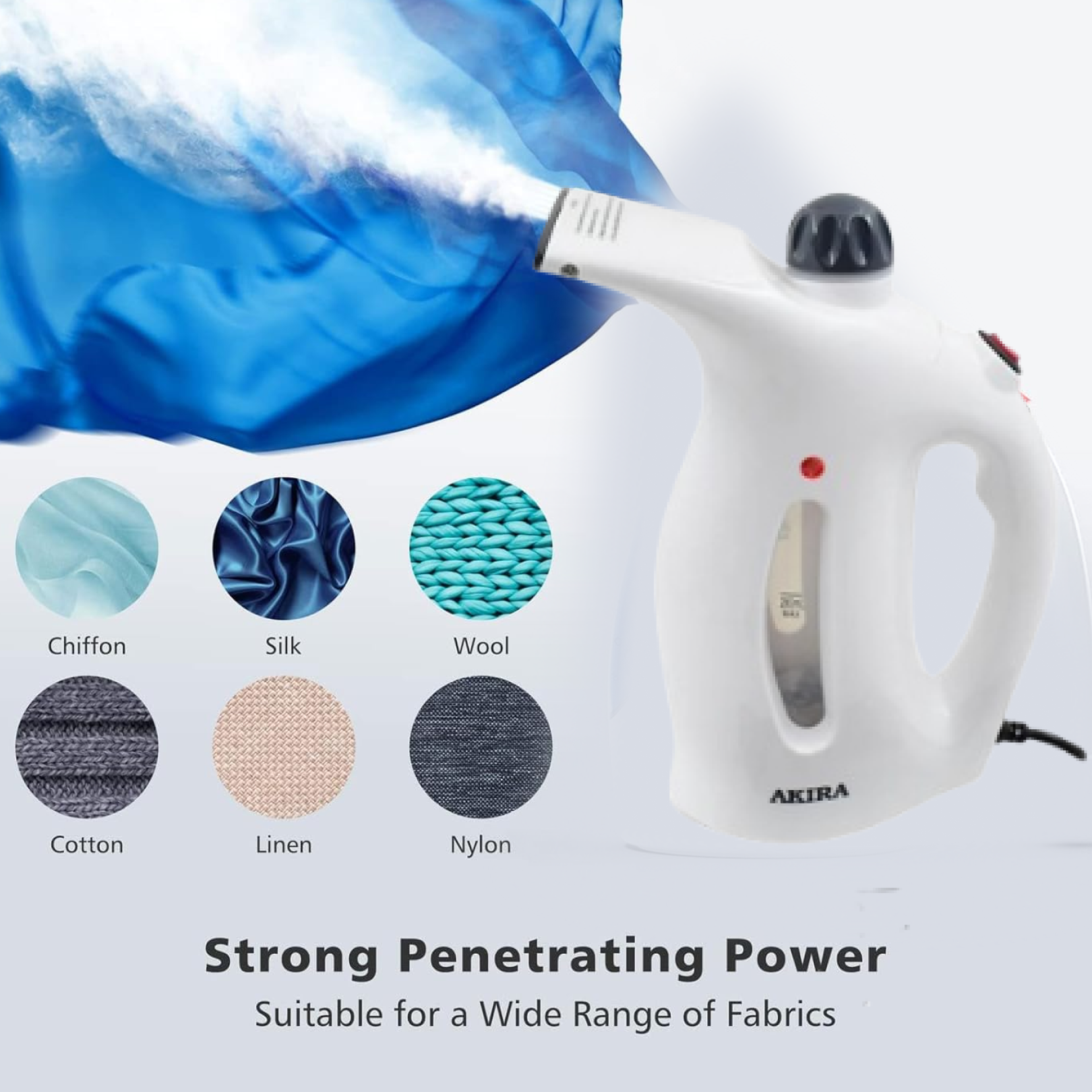 Portable Handheld Garment & Facial Steamer (1 Pc) signaturekarts