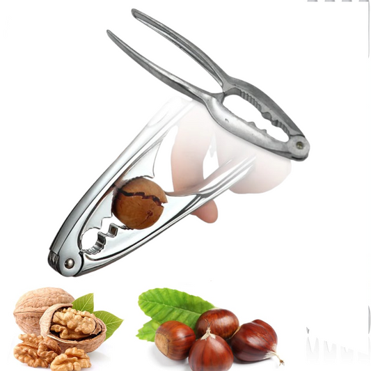 Luxury Stainless Walnut Cracker – Portable Nut Cutter & Pliers signaturekarts