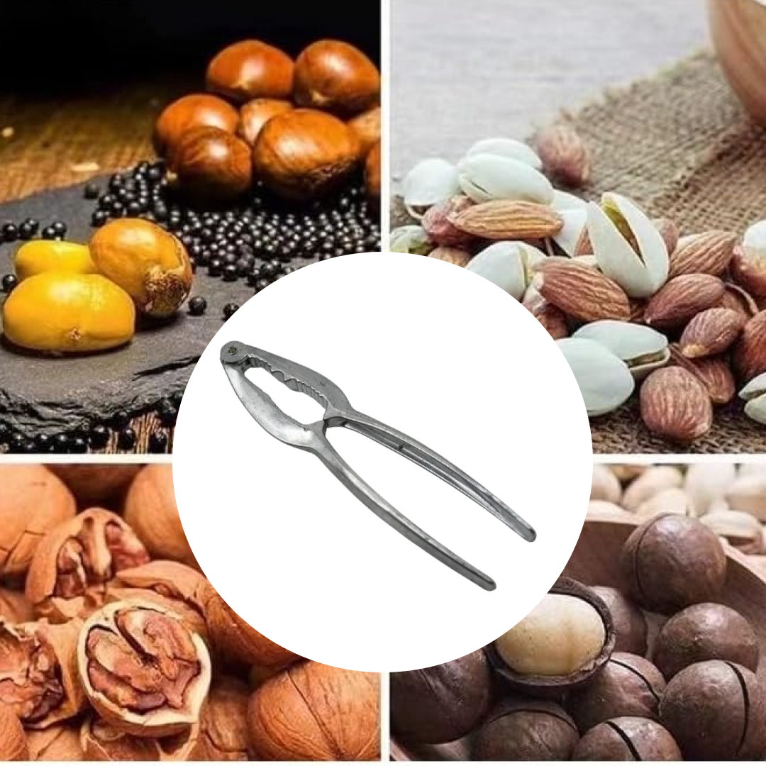 Luxury Stainless Walnut Cracker – Portable Nut Cutter & Pliers signaturekarts