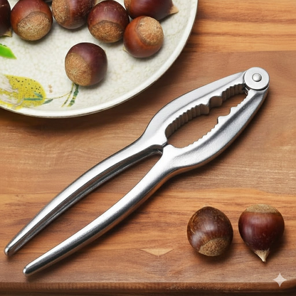 Luxury Stainless Walnut Cracker – Portable Nut Cutter & Pliers signaturekarts