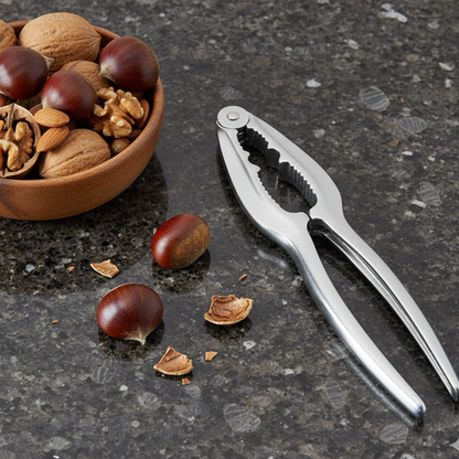 Luxury Stainless Walnut Cracker – Portable Nut Cutter & Pliers signaturekarts