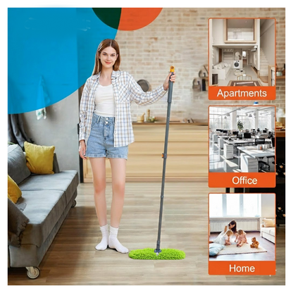 Microfiber Mop with Extendable Handle for Home & Office Cleaning Your Brand