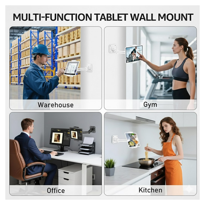 Slim Tablet Mobile Stand Adjustable Foldable Tablet Stand Scaffold (1 Pc) Your Brand