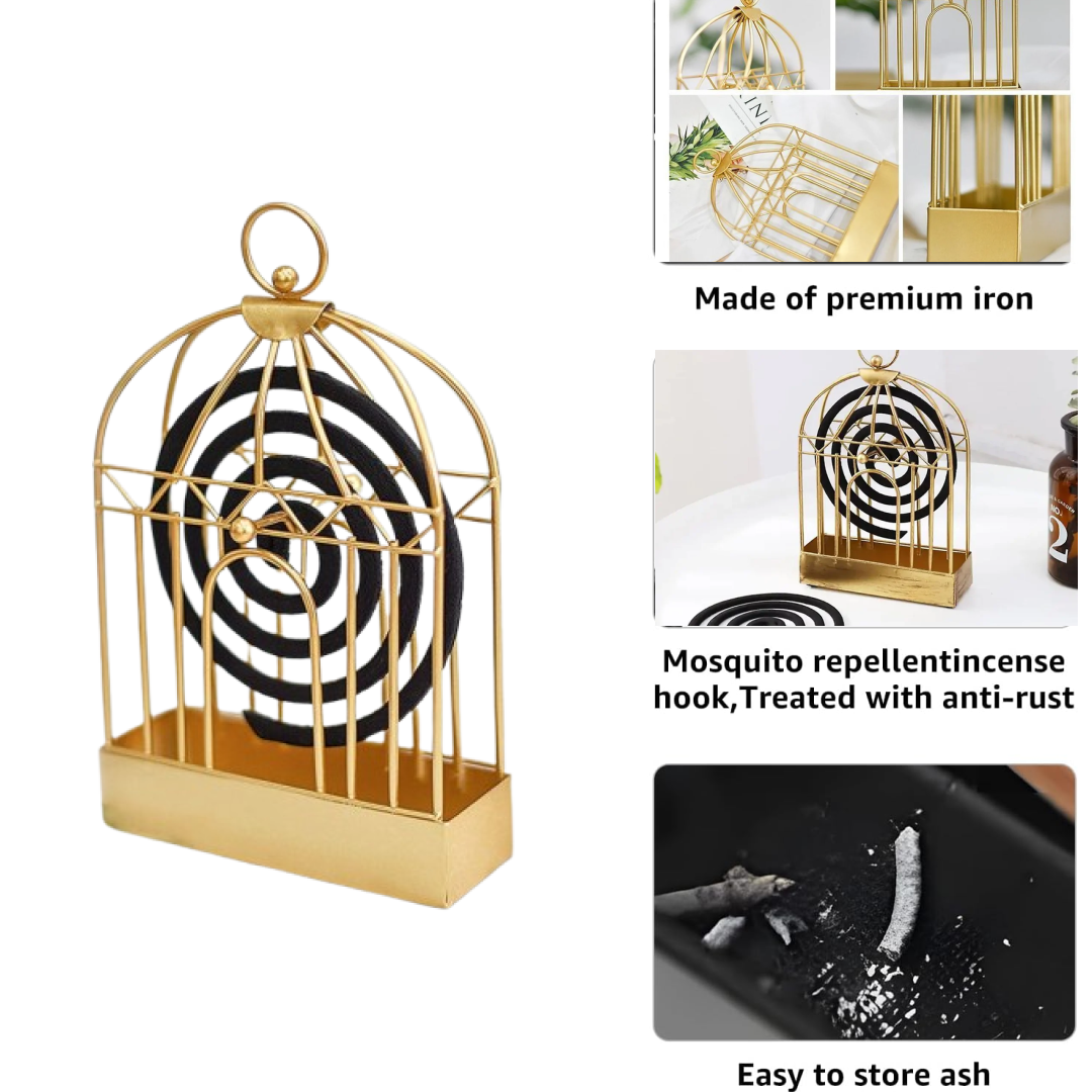 Mosquito Coil Holder, Vintage Style Durable Household Mosquito coil Stand Office Home Your Brand