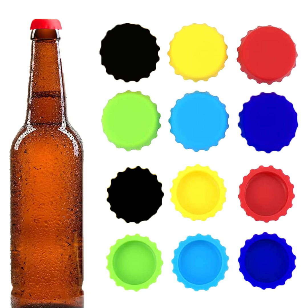 Beer Savers Caps for Soda & Bottles (6-Piece) Your Brand