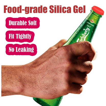 Beer Savers Caps for Soda & Bottles (6-Piece) Your Brand