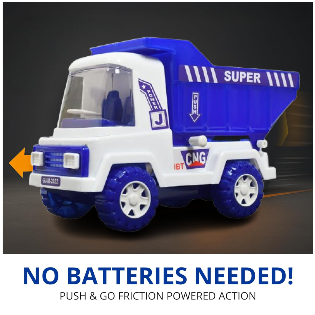 Big Friction Powered Dumper Truck Toy for Kids Your Brand