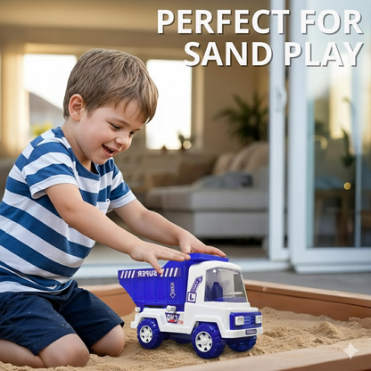 Big Friction Powered Dumper Truck Toy for Kids Your Brand
