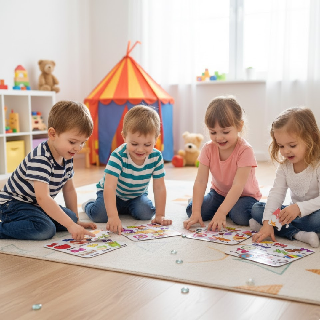 ABC Jigsaw Puzzle Toy for Children (4-Pcs Pack) Your Brand