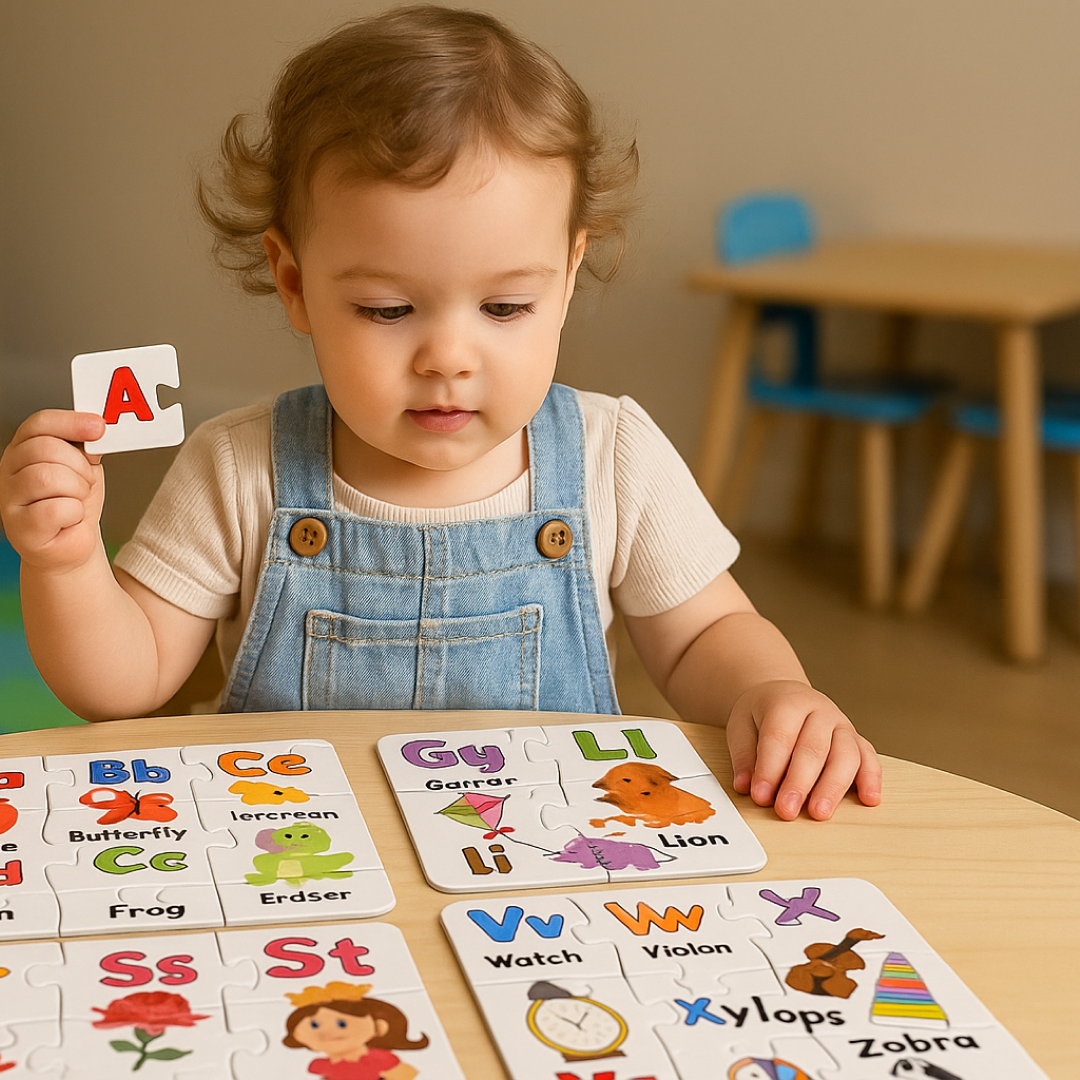 ABC Jigsaw Puzzle Toy for Children (4-Pcs Pack) Your Brand