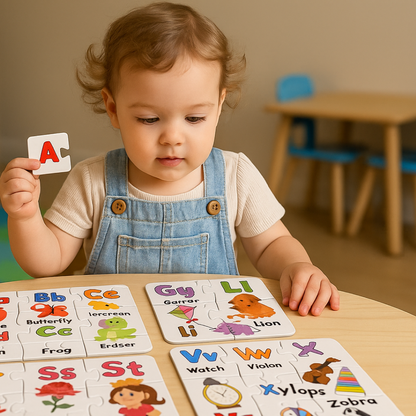 ABC Jigsaw Puzzle Toy for Children (4-Pcs Pack) Your Brand