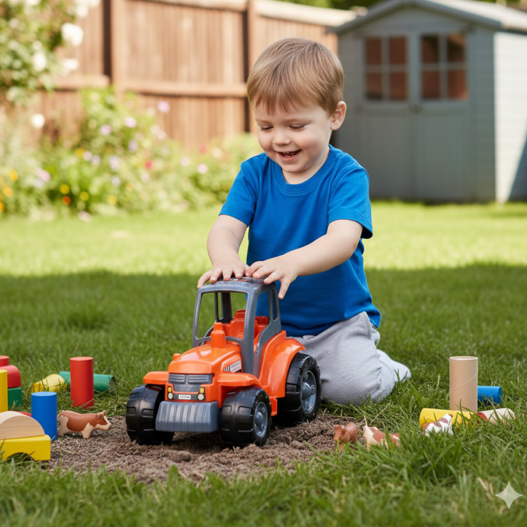 Funwoods Kids Friction Powered Tractor Toy - (1 Pc) signaturekarts