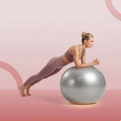 Heavy Duty Gym Ball Non-Slip Stability Ball with Foot Pump for Total Body Fitness Signature Kart