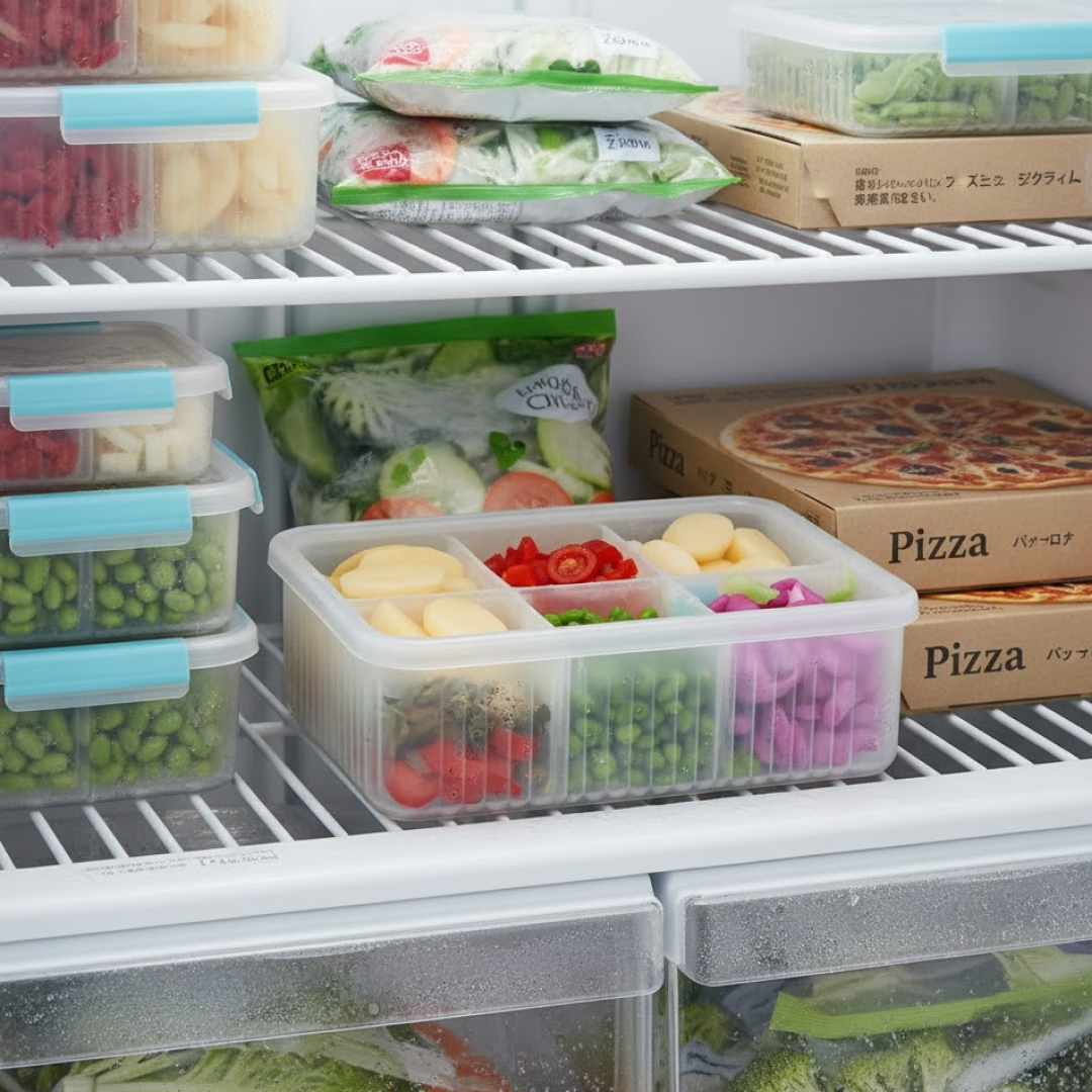 Fridge Storage Box – Freezer & Kitchen Organizer for Vegetables & Food (1 Pc) signaturekarts