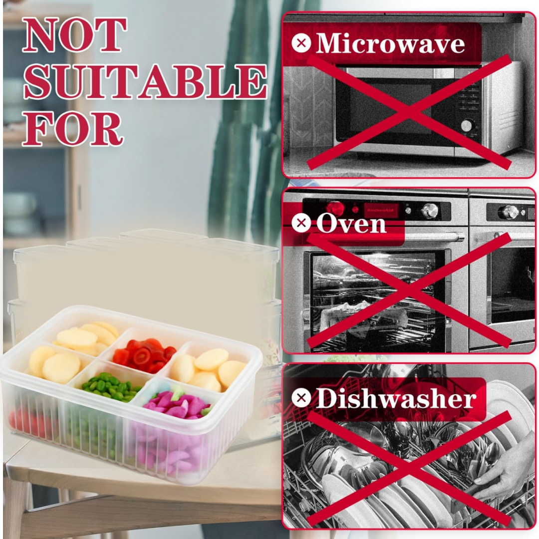 Fridge Storage Box – Freezer & Kitchen Organizer for Vegetables & Food (1 Pc) signaturekarts