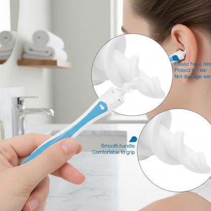 Swab Silicone Easy Earwax Removal with 16 Replacement Disposable Soft Tips / Ear Wax Your Brand