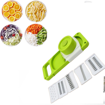 Slicer for Kitchen 5 in 1 Foldable Vegetable Slicer Blade Potato Cutter signaturekarts