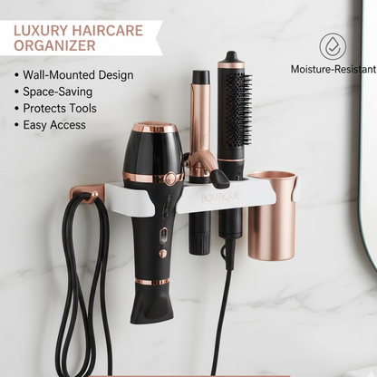 Hair Dryer Wall Mount, Self Adhesive Hair Dryer Holder (1 Pc) Signaturekarts