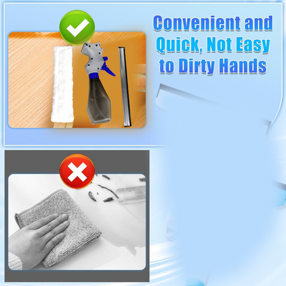 Plastic Easy Glass Cleaner 3 in 1 Spray Type Cleaning Brush, Pack of 1 Your Brand