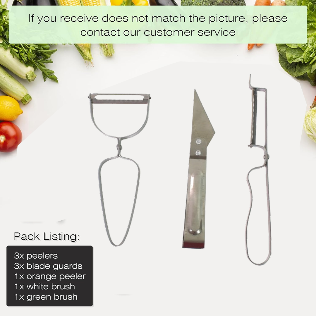 Multifunctional Peeler, Grater for Vegetable Fruit (3 Pcs Set) Signaturekarts