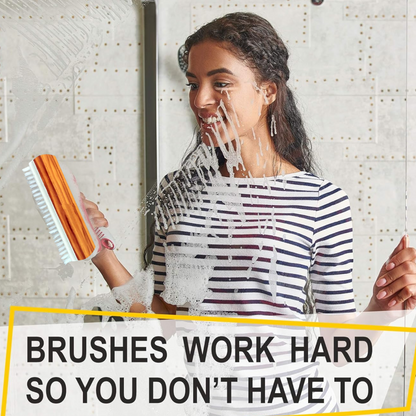 Veepee 6-Piece Washing and Cleaning Scrub Brush Set – (Multi-Color Bristles) Signature Kart