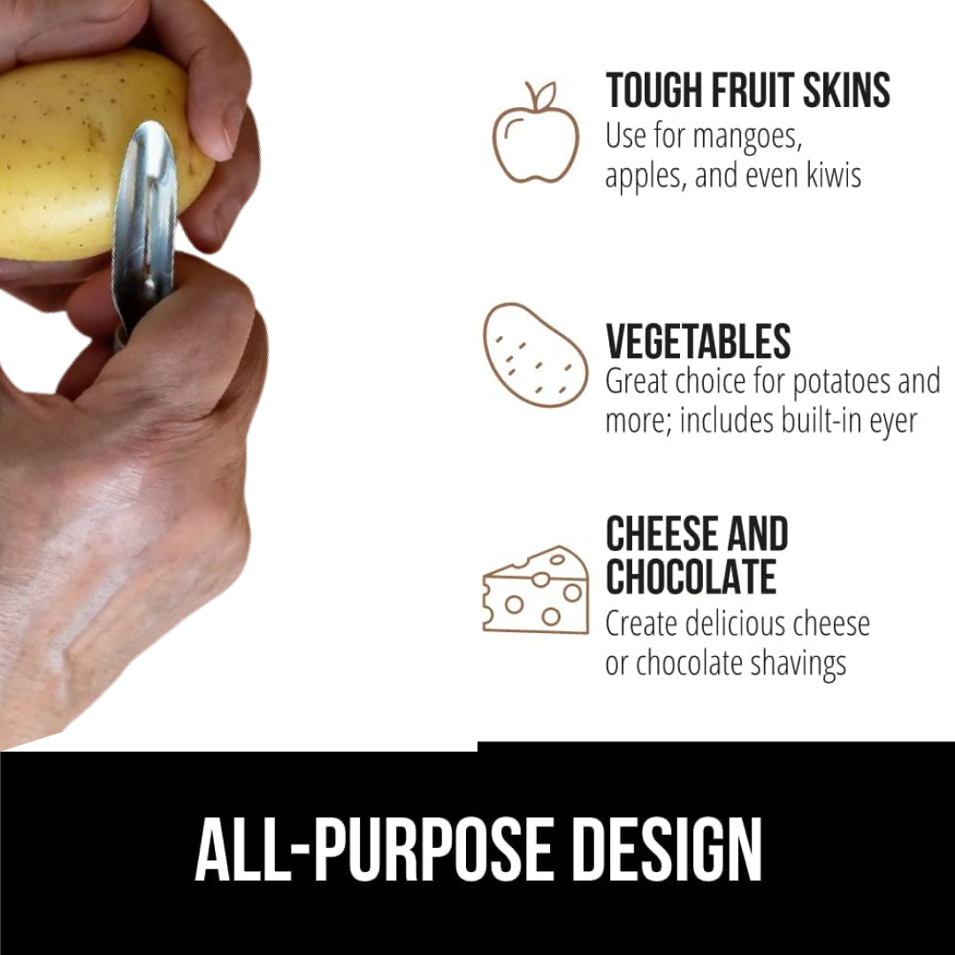 Multipurpose 2-in-1 Stainless Steel Knife & Peeler (1 Pc) Signature Kart
