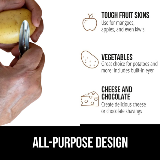Multipurpose 2-in-1 Stainless Steel Knife & Peeler (1 Pc) Signature Kart