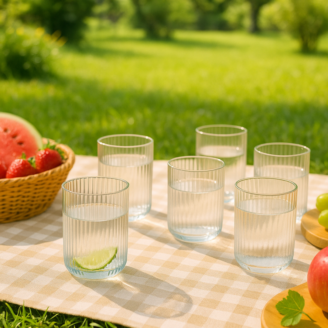 Supermom Plastic Casa Glass Set (6 Pc) signaturekarts