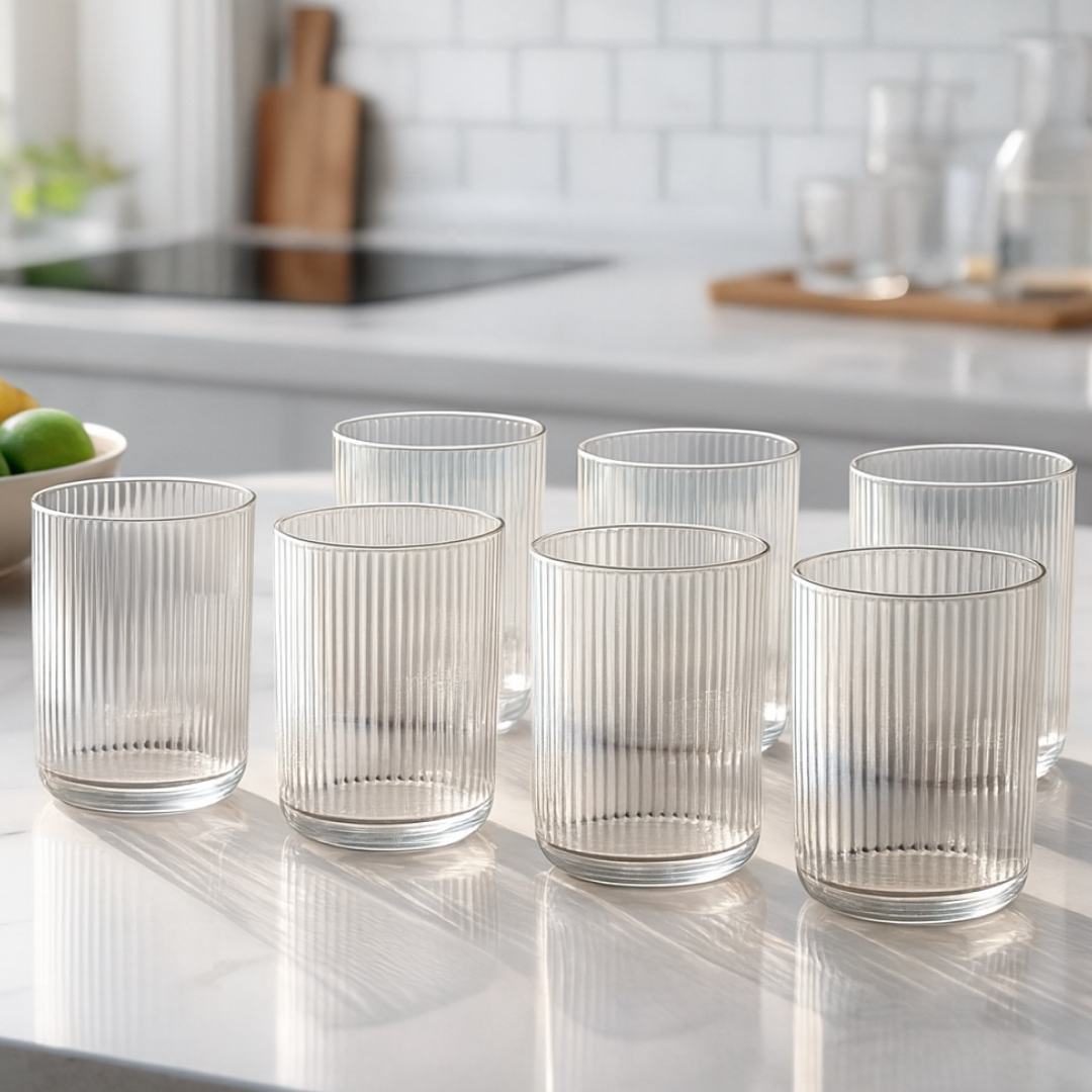 Supermom Plastic Casa Glass Set (6 Pc) signaturekarts