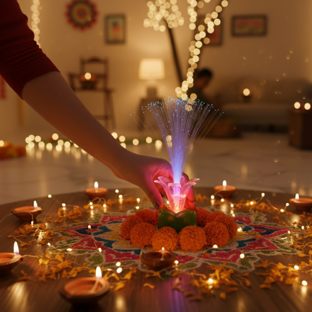 LED Candlelight Colourful Candle Decoration LED Light, (1 Pc / Multicolor Light) Signaturekarts
