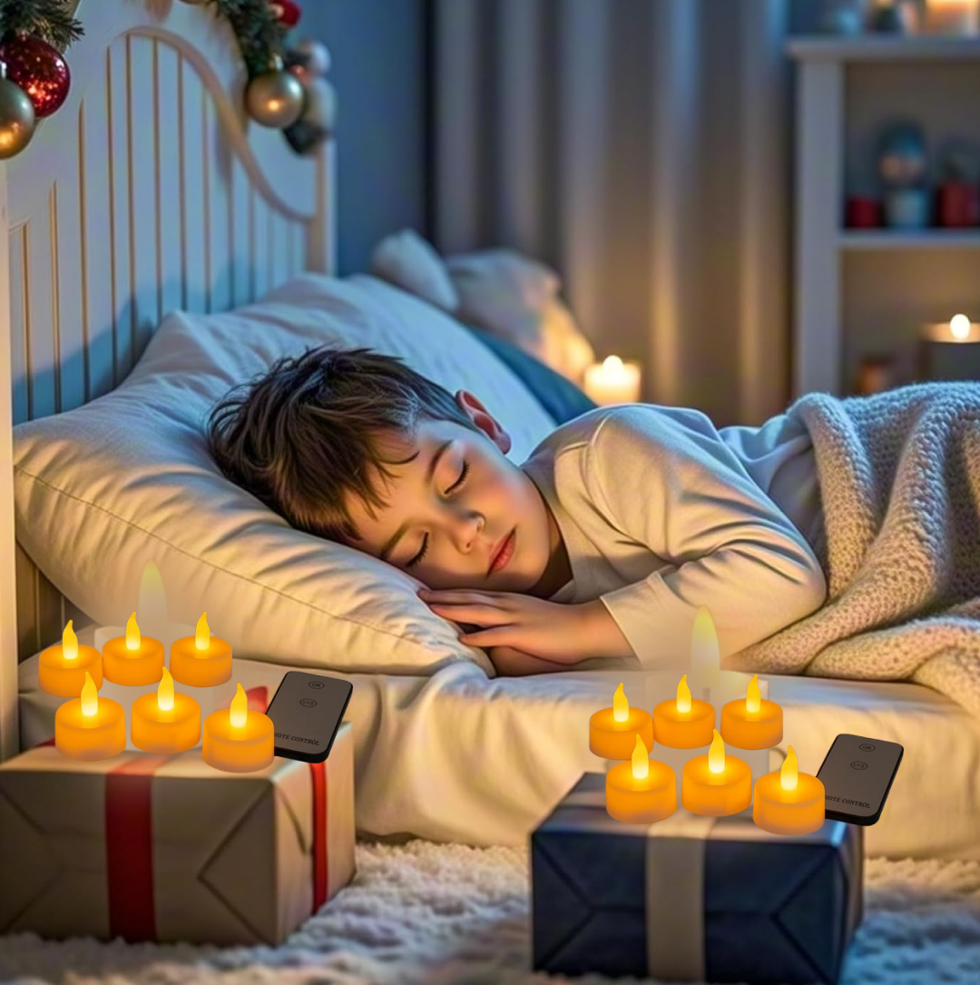 Premium 6 Piece LED Flameless Candle Light Set with Remote Control signaturekarts