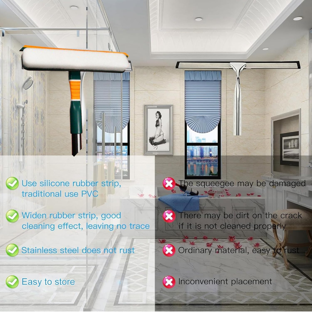 3-in-1 Glass Wiper – Multi-Surface Cleaner for Home & Office signaturekarts