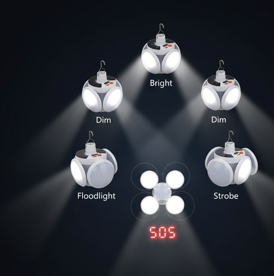 Solar Multi-Functional Emergency LED Light signaturekarts