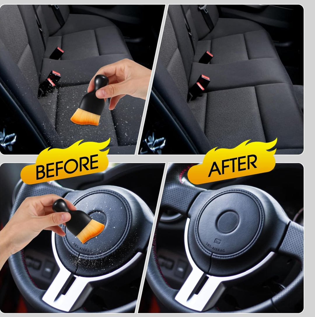 Mini Car Interior Cleaning Soft Brush -Car Cleaning Brushes Duster (1 Pc) Signaturekarts