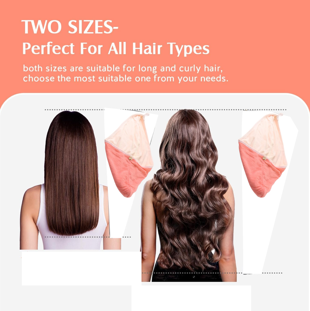 Hair Drying Magic Hair Cap Towel Wrap for Women (1 Pc / Mix Design) Signaturekarts