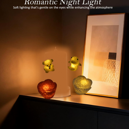 Christmas MULTI SHAPE SMALL LIGHT LAMPS LED SHAPE CRYSTAL  CHRISTMAS NIGHT LIGHT LAMP (6 PC SET) signaturekarts