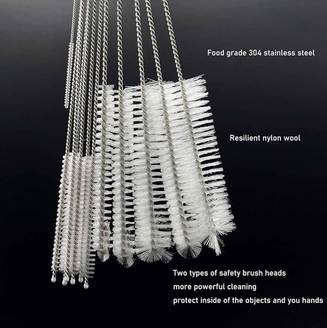 Stainless Steel Straw Cleaning Brush Drinking Pipe, 23mm 1 pcs