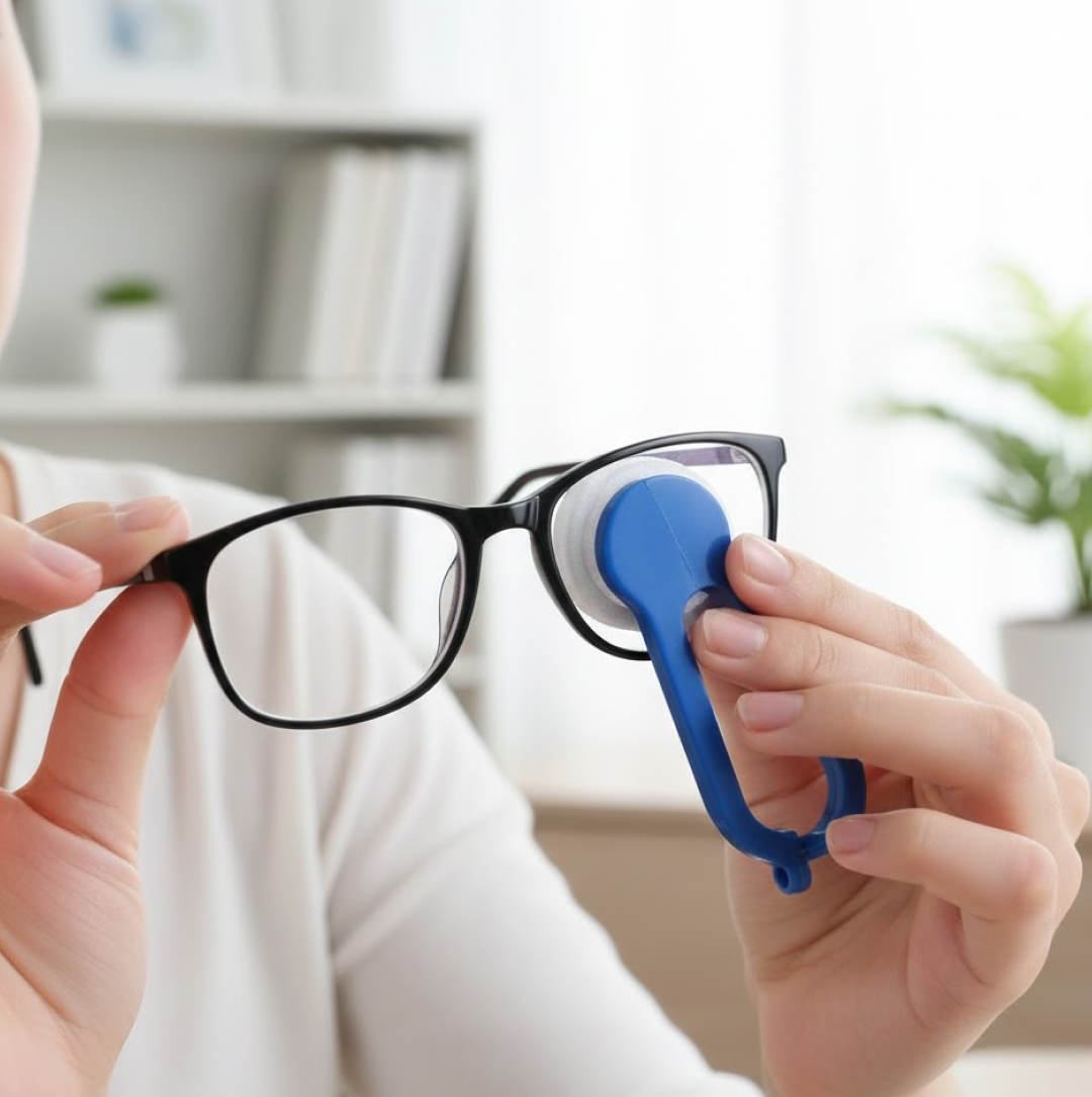 Mini Sun glasses Eyeglass Microfiber Spectacles Cleaner Signature Kart