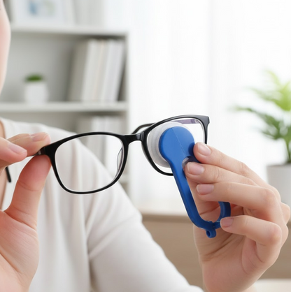 Mini Sun glasses Eyeglass Microfiber Spectacles Cleaner Signature Kart