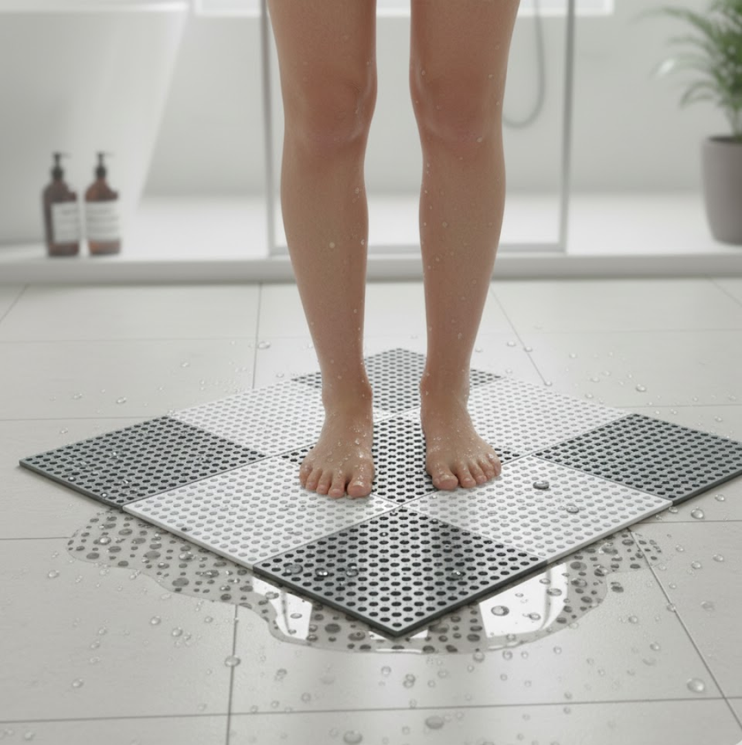 Bath Anti-Slip Mat – Prevent Slippery Surfaces While Bathing (26×26 cm) Your Brand