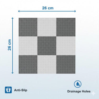 Bath Anti-Slip Mat – Prevent Slippery Surfaces While Bathing (26×26 cm) Your Brand