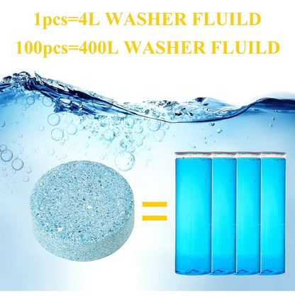 Car Wiper Detergent Effervescent Tablets Washer Signature Kart