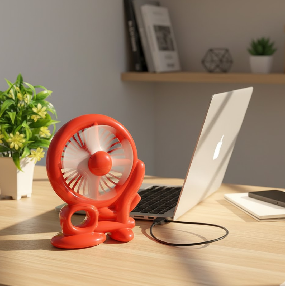 Cart Shape Mini USB Fan for Cool Air Your Brand