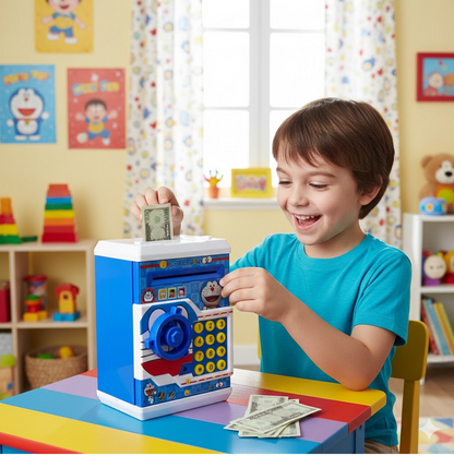 Electronic Piggy Bank ATM with Password for Kids Savings Your Brand