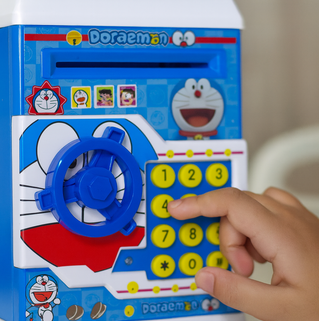 Electronic Piggy Bank ATM with Password for Kids Savings Your Brand