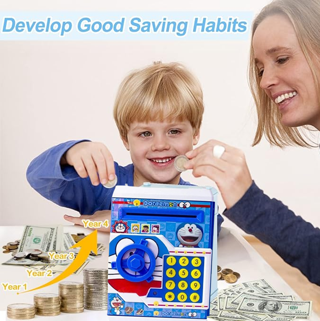 Electronic Piggy Bank ATM with Password for Kids Savings Your Brand