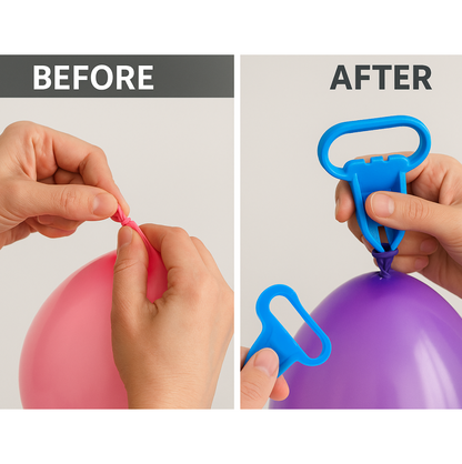 Balloon Tying Tool – Fast Knotting for Party Decorations Your Brand