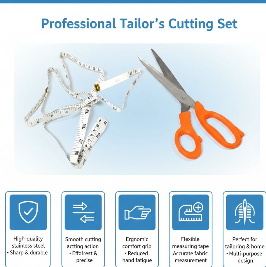 Tailor Scissors And Measuring Tape High Quality Scissor Your Brand