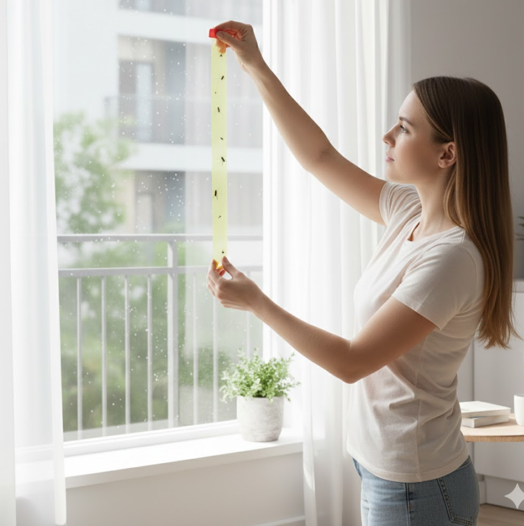 Fly, Mosquito & Insect Catcher Adhesive Sticky Glue Strips Your Brand