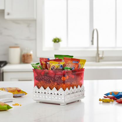Ruby Dry fruit Storage Container - Attractive Design Box for Home & Kitchen Your Brand